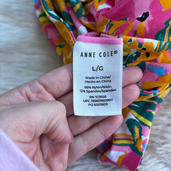 Anne Cole Floral High Waisted Bikini Set - Picture 8 of 9